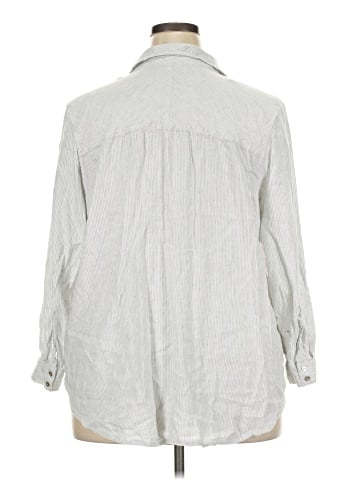 Tahari 3/4 Sleeve Button-Down Shirt (view 2)