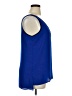 Express Outlet 100% Polyester Blue Sleeveless Blouse Size XL (estimated) - photo 4