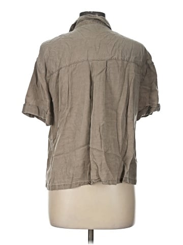 Jane and Delancey Short Sleeve Button-Down Shirt (view 2)