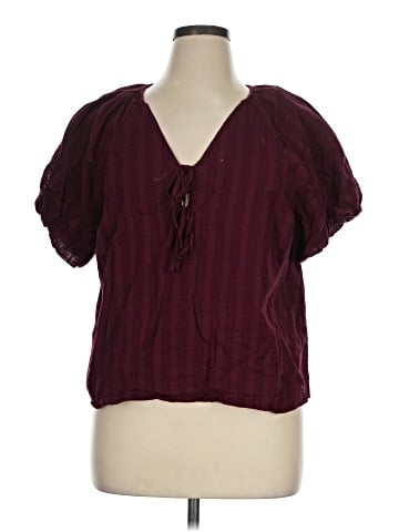 Ann Taylor LOFT Short Sleeve Blouse (view 1)