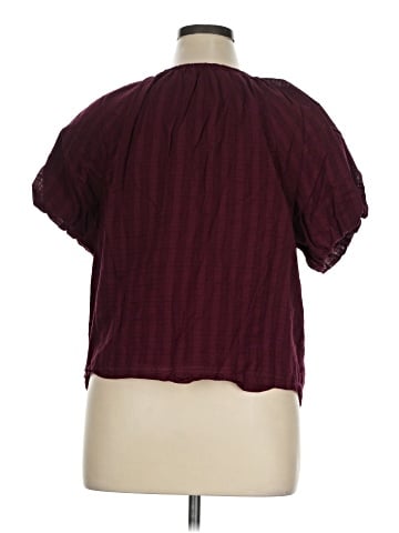 Ann Taylor LOFT Short Sleeve Blouse (view 2)