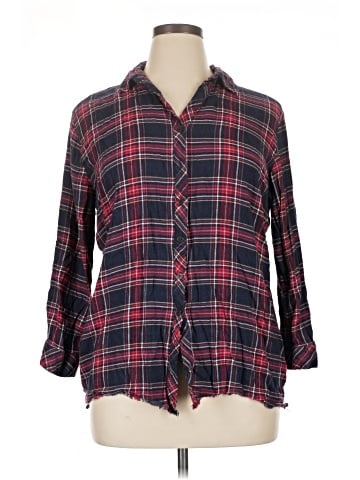 Hester & Orchard 3/4 Sleeve Button-Down Shirt (view 1)