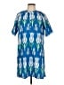 Oliphant Blue Casual Dress Size L - photo 1