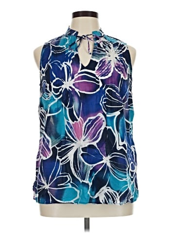 Jones New York Signature Sleeveless Blouse (view 1)