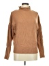 Express Solid Brown Turtleneck Sweater Size M - photo 1