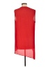 Pleione 100% Polyester Red Sleeveless Blouse Size L - photo 2