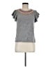 THML Gray Short Sleeve Top Size M - photo 1