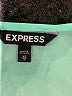 Express 100% Polyester Green 3/4 Sleeve T-Shirt Size XS - photo 7
