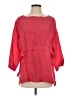 Eileen Fisher Red 3/4 Sleeve Blouse Size S - photo 1