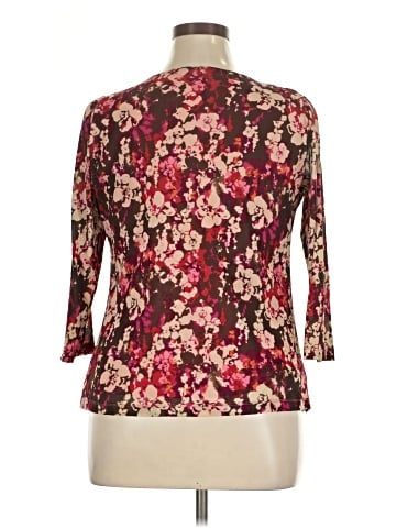 Liz & Co. 3/4 Sleeve Blouse (view 2)