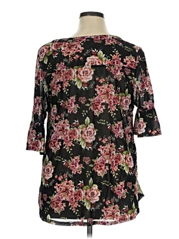 Siren Lily 3/4 Sleeve Blouse (view 2)