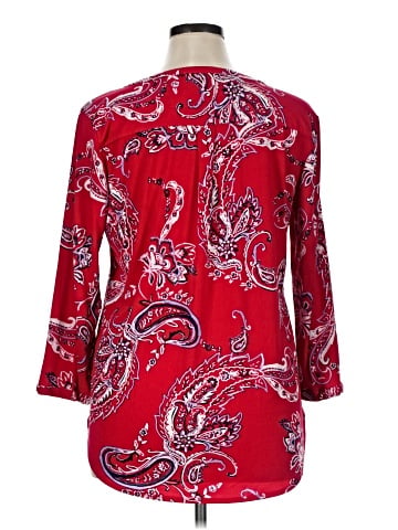 Dana Buchman 3/4 Sleeve Blouse (view 2)