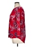 Dana Buchman Paisley Red 3/4 Sleeve Blouse Size XL - photo 5