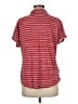 Eddie Bauer Stripes Red Short Sleeve Button-Down Shirt Size M (tall) - photo 2