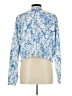 Francesca's Floral Blue Pullover Sweater Size L - photo 2