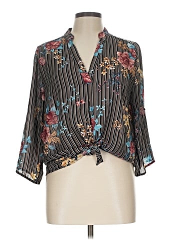 Wishful Park 3/4 Sleeve Blouse (view 1)
