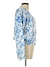 Francesca's Floral Blue Pullover Sweater Size L - photo 4
