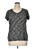 Spalding Athletic 100% Polyester Tweed Gray Active T-Shirt Size 1X - photo 1