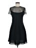 Laundry by Shelli Segal 100% Polyester Solid Black Cocktail Dress Size 6 - photo 1