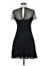 Laundry by Shelli Segal 100% Polyester Solid Black Cocktail Dress Size 6 - photo 2