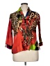 Sioni 100% Polyester Animal Print Red 3/4 Sleeve Blouse Size XL - photo 1