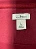 L.L.Bean 100% Cotton Burgundy Pullover Sweater Size L - photo 7