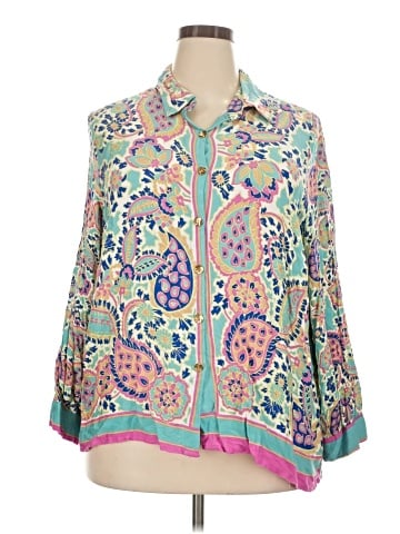 Haute Hippie Long Sleeve Blouse (view 1)