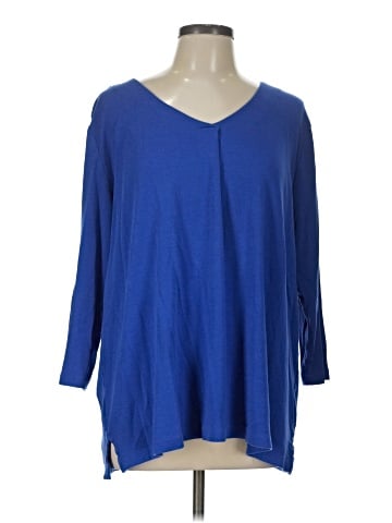 Lands' End 3/4 Sleeve T-Shirt (view 1)