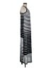 Faded Glory 100% Polyester Stripes Gray Casual Dress Size M - photo 4