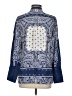 J.Crew Collection Paisley Blue Long Sleeve Blouse Size 00 - photo 2