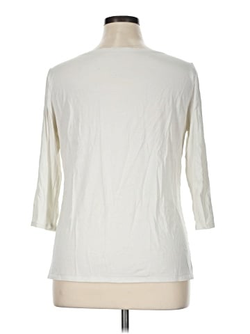 Garnet Hill 3/4 Sleeve T-Shirt (view 2)