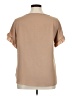 Elings Tan Short Sleeve Blouse Size XL - photo 2