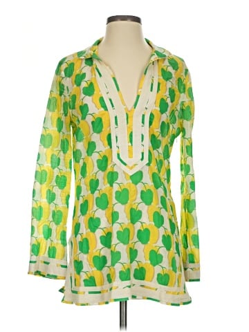 Tory Burch Long Sleeve Henley (view 1)