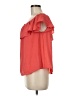 Maeve 100% Polyester Orange Short Sleeve Blouse Size M - photo 5
