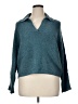 Pink Rose Teal Pullover Sweater Size XL - photo 1