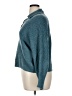 Pink Rose Teal Pullover Sweater Size XL - photo 5