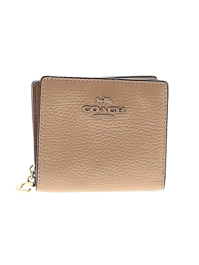 Pre-owned Coach Leather Wallet In Tan