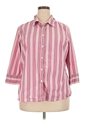 Merona 3/4 Sleeve Button-Down Shirt (view 1)