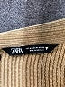 Zara Tan Long Sleeve Button-Down Shirt Size M - photo 7