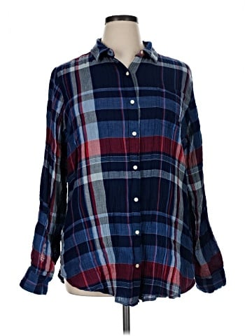 St. John's Bay Long Sleeve Button-Down Shirt (view 1)