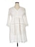 Papillon 100% Cotton White Casual Dress Size XL - photo 1