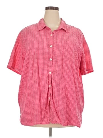 Liz & Me Short Sleeve Button-Down Shirt (view 1)