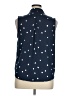 41Hawthorn 100% Polyester Polka Dots Blue Sleeveless Blouse Size XL - photo 2