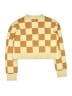 Max Studio Checkered-gingham Yellow Pullover Sweater Size 7 - 8 - photo 2