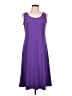 Sympli Solid Purple Casual Dress Size 10 - photo 1