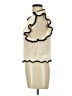 Zara Ivory Sleeveless Blouse Size L - photo 5