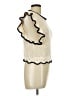 Zara Ivory Sleeveless Blouse Size L - photo 4
