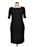 Ann Taylor Solid Black Cocktail Dress Size 14 - photo 1