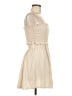 Forever 21 Solid Ivory Casual Dress Size M - photo 4