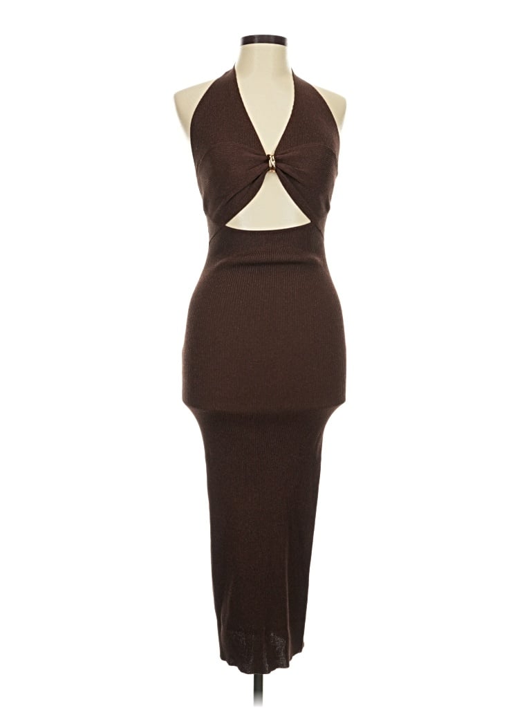 Pre-owned Akira Cocktail Dress In Brown